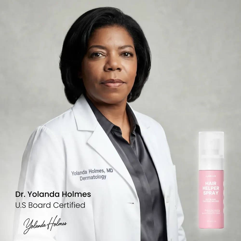 Dr. Yolanda Holmes, MD, board-certified dermatologist